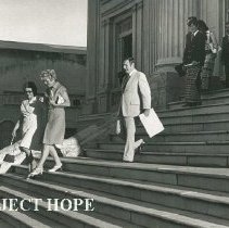 Reitor's wife Sra Moema Lopes, Mrs Walsh, Dr Walsh and Tom Walsh